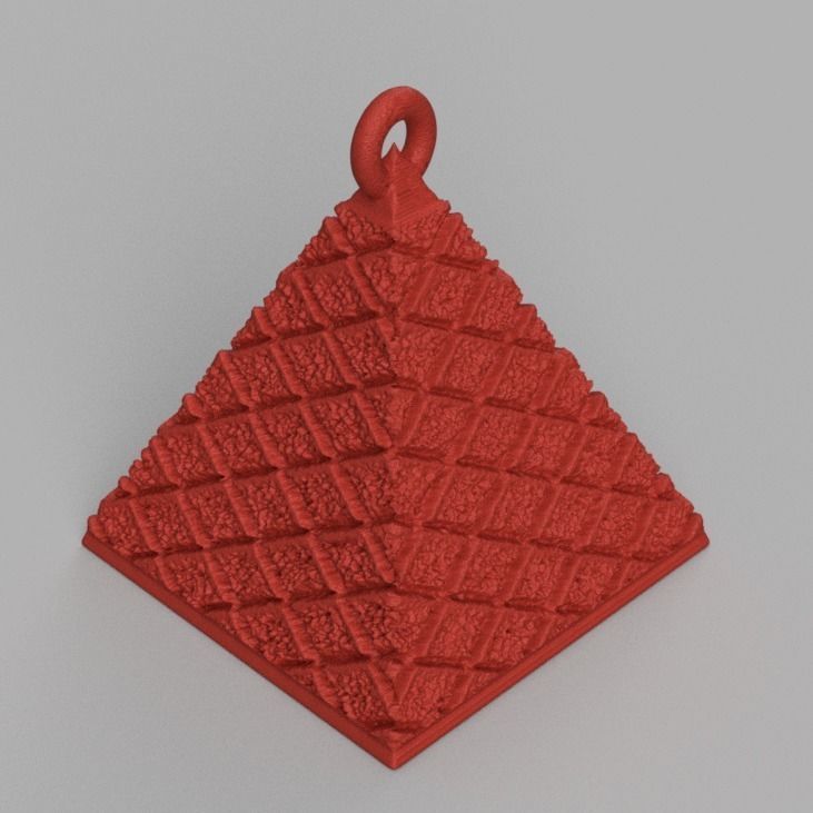 boule de noel triange X75 3d print 3D print model_55