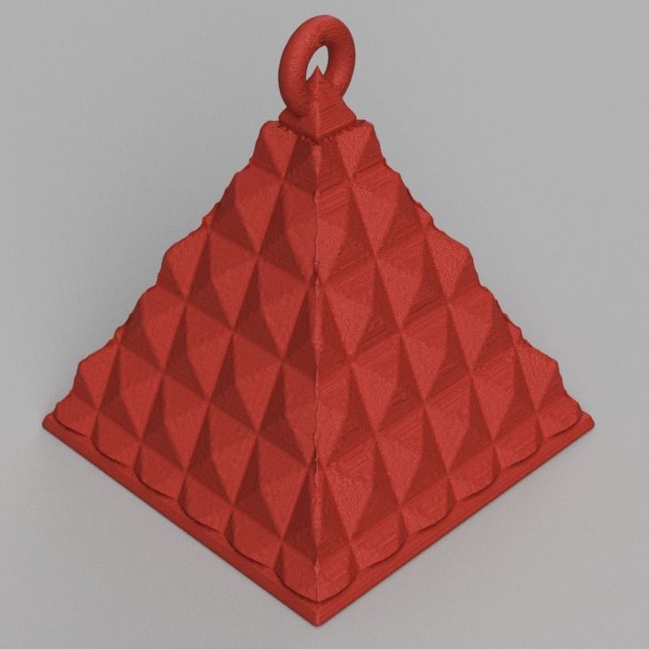 boule de noel triange X75 3d print 3D print model_46