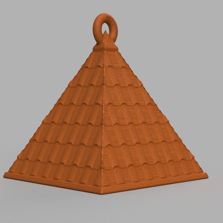 boule de noel triange X75 3d print 3D print model_64