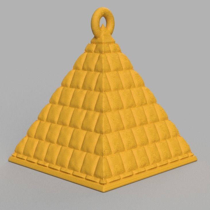 boule de noel triange X75 3d print 3D print model_68