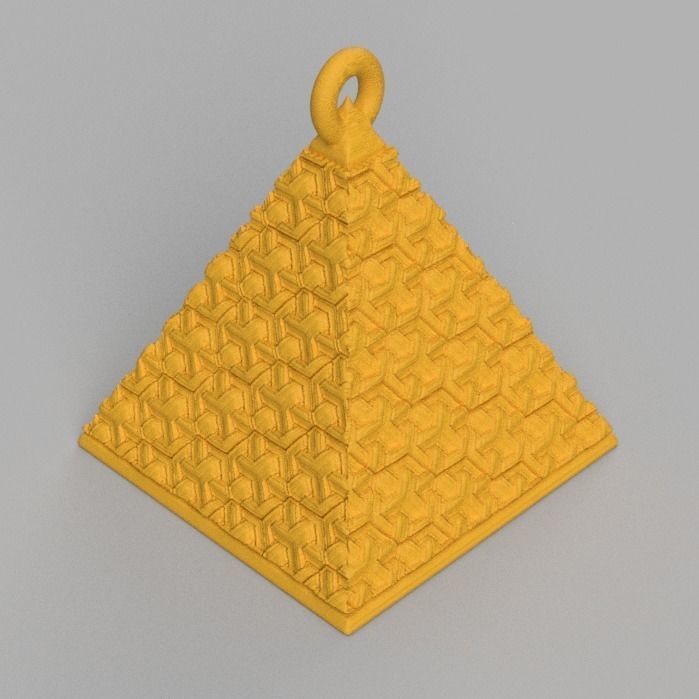 boule de noel triange X75 3d print 3D print model_30