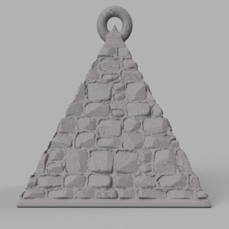 boule de noel triange X75 3d print 3D print model_63