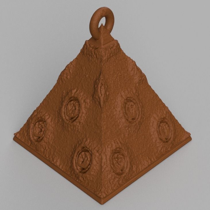 boule de noel triange X75 3d print 3D print model_58