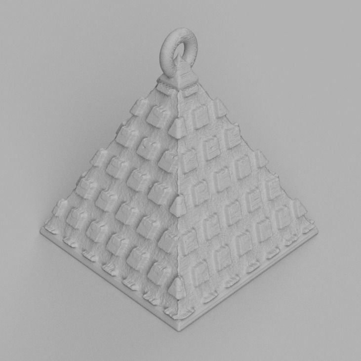 boule de noel triange X75 3d print 3D print model_53