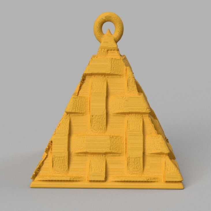 boule de noel triange X75 3d print 3D print model_73