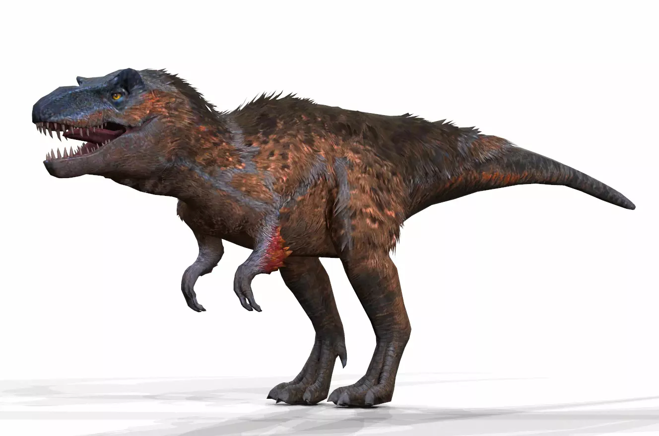 Dinosaur 01 Low-poly 3D model_0