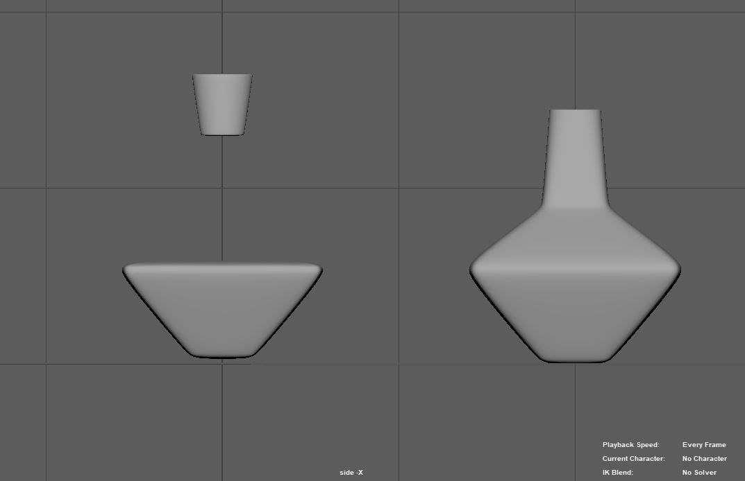 blue flask Free low-poly 3D model_1