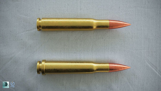 Bullet Free low-poly 3D model