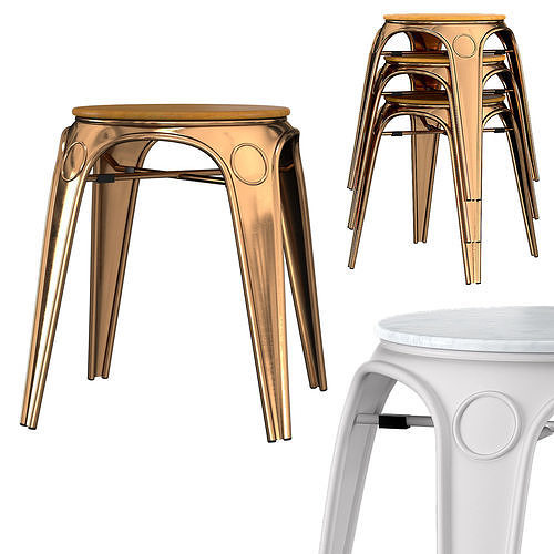 KRETS KOPI STOOL 3D model