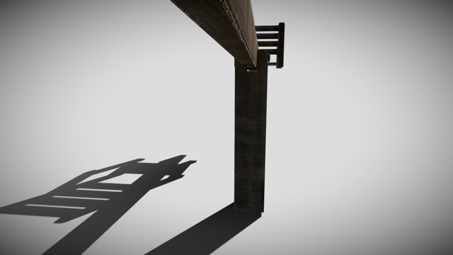 Ducking Stool Low-poly 3D model_8