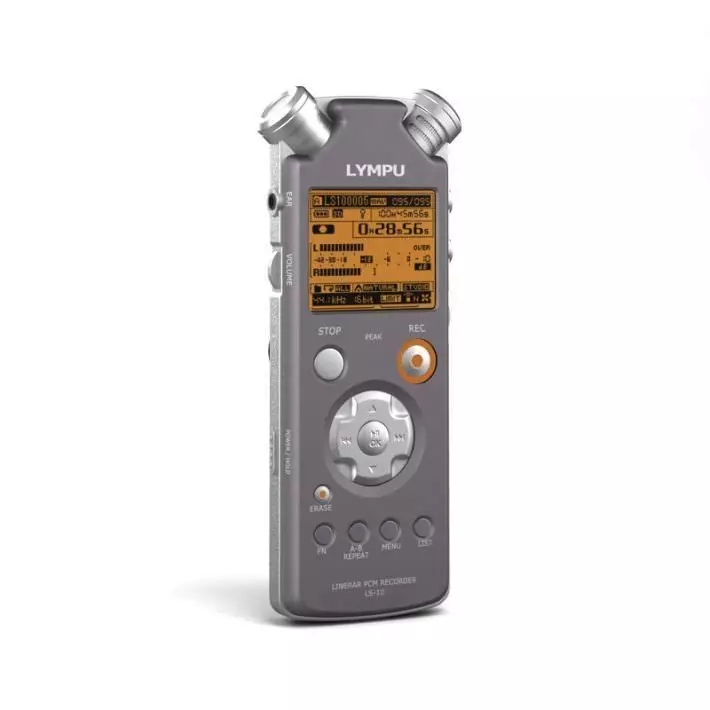 Digital grey voice recorder - appliance 32 AM78 3D model_0