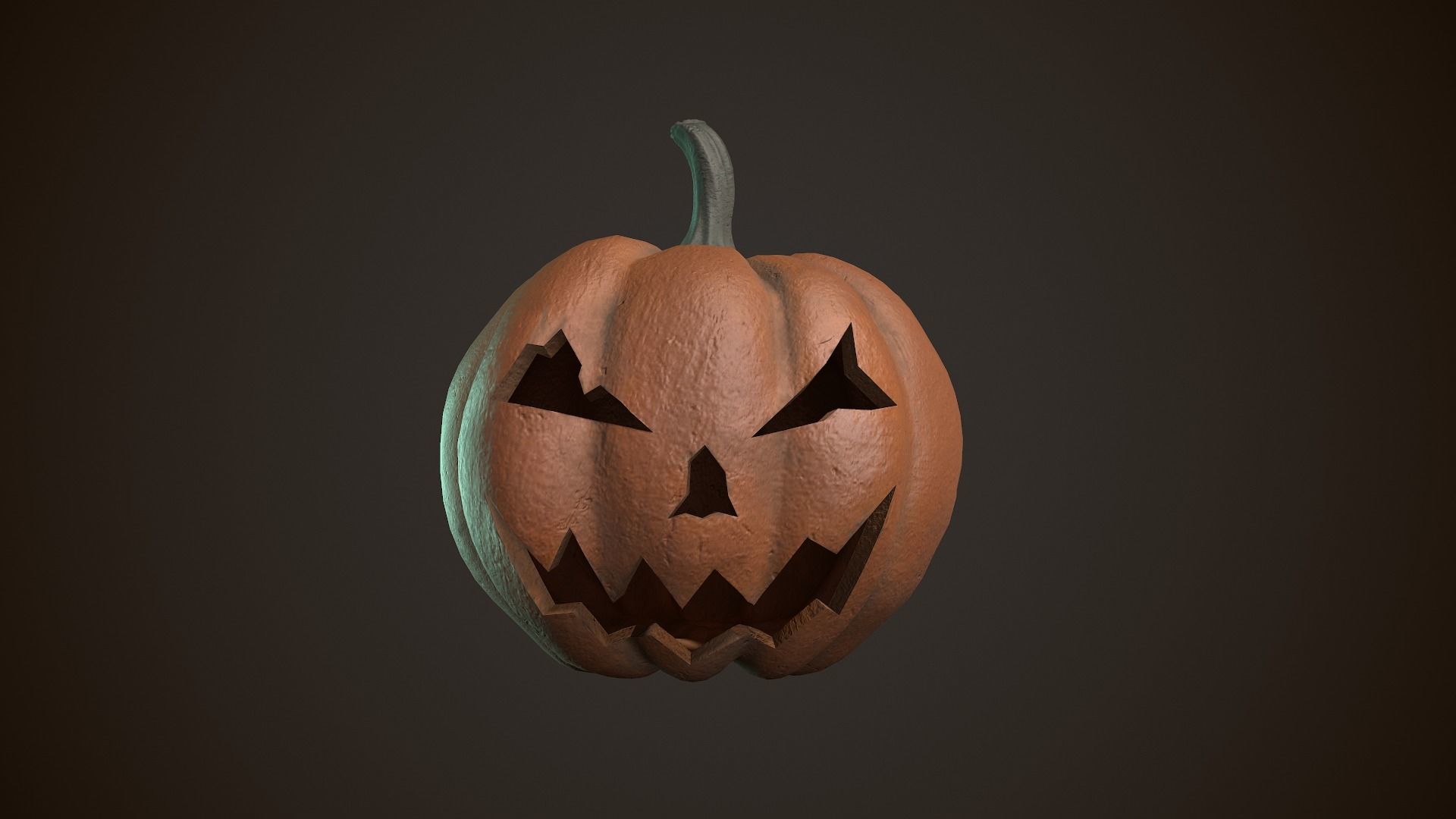 Pumpkin Scarecrow 3D model_10