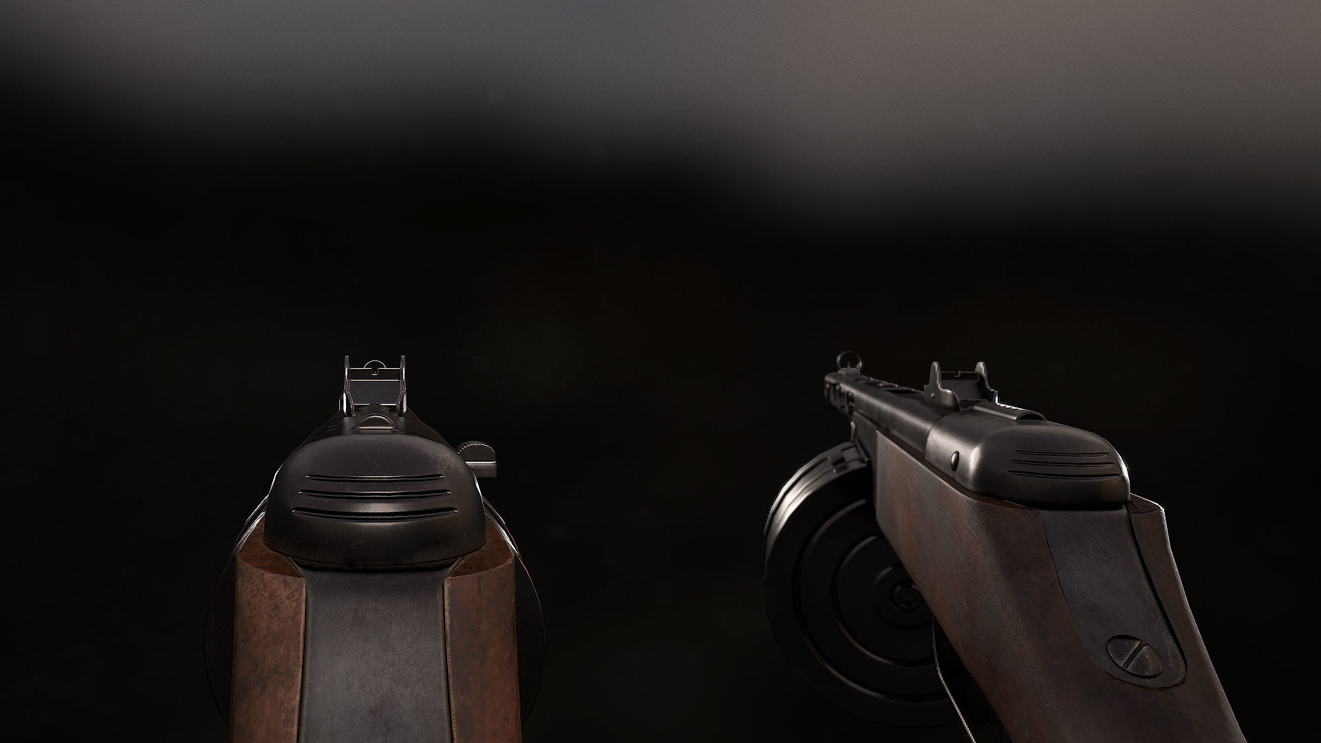 PPSH 41  Low-poly 3D model_6