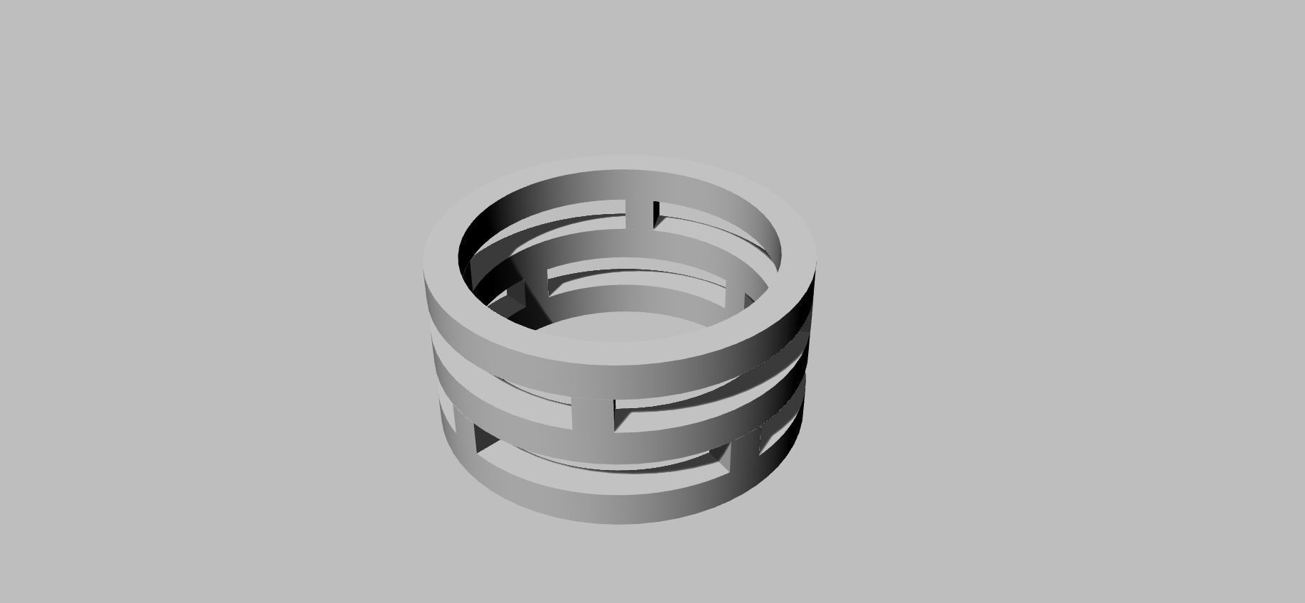 Wedding Rings  3D print model_12