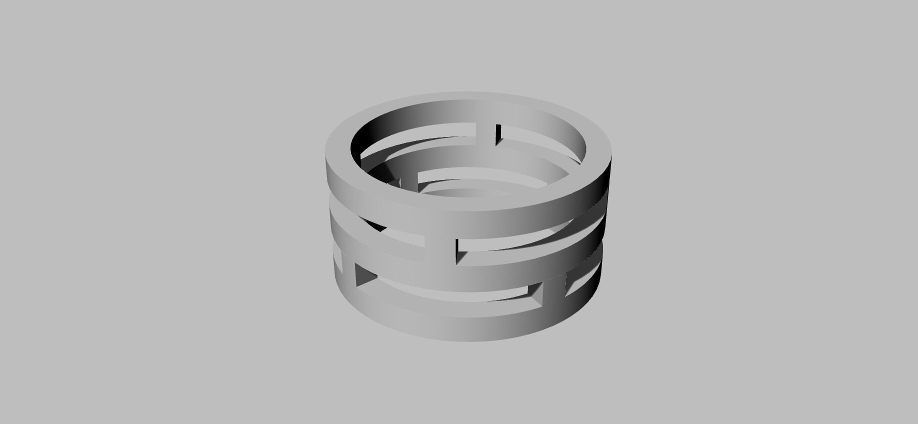 Wedding Rings  3D print model_9