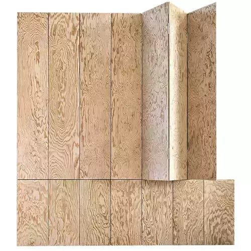 Plywood partition