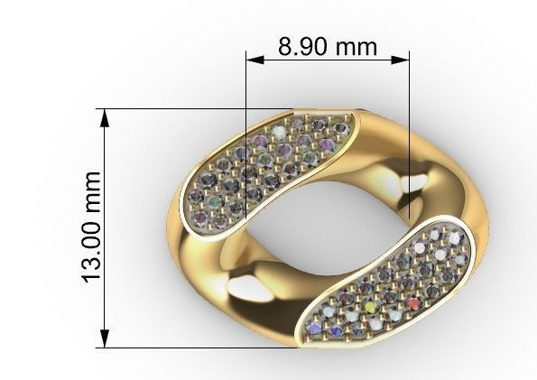 13 MM MIAMI CUBAN LINK CHAIN FOR BRACELET OR NECKLACE 3D print model_6