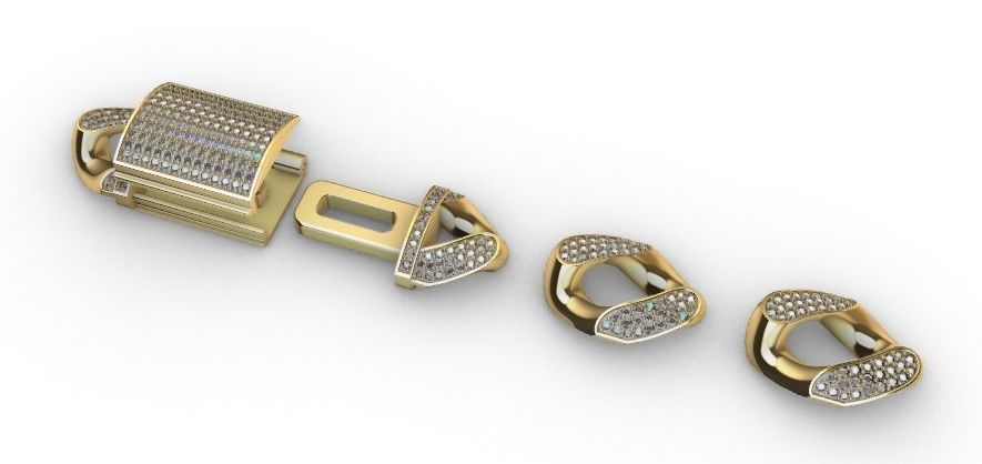 13 MM MIAMI CUBAN LINK CHAIN FOR BRACELET OR NECKLACE 3D print model_9