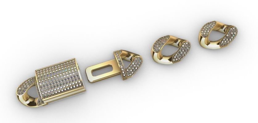 13 MM MIAMI CUBAN LINK CHAIN FOR BRACELET OR NECKLACE 3D print model_10