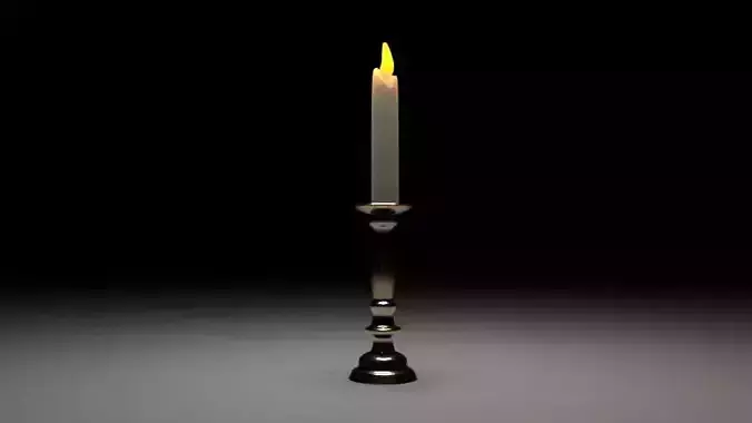 candle Free 3D model