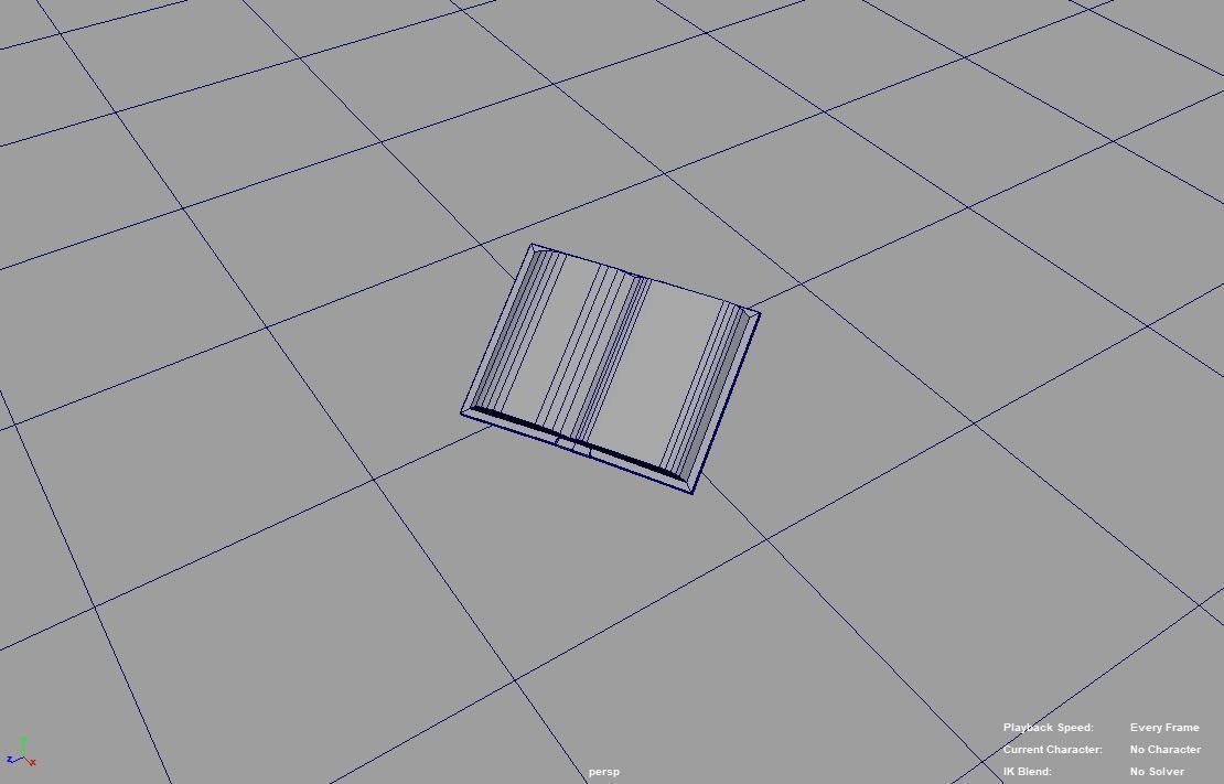 open book Free 3D model_1
