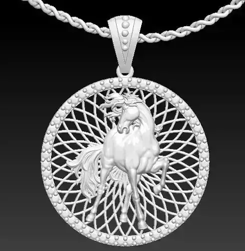 hours pendant Sculpture jewelry gold