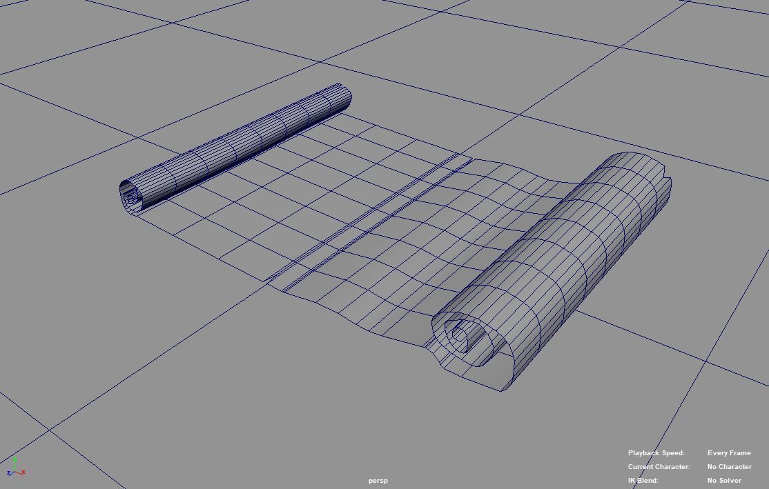 parchemin scroll Free 3D model_2