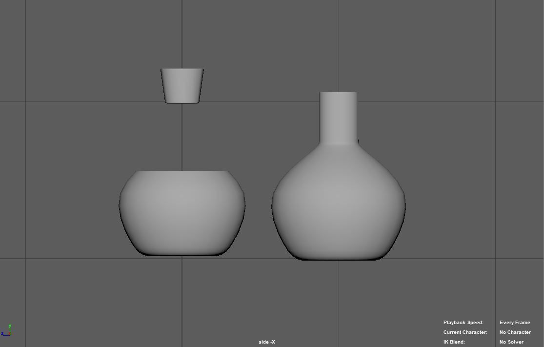 red flask Free 3D model_2