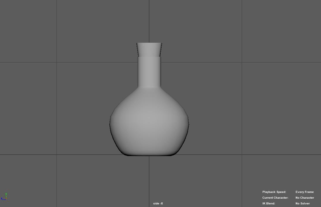 red flask Free 3D model_3