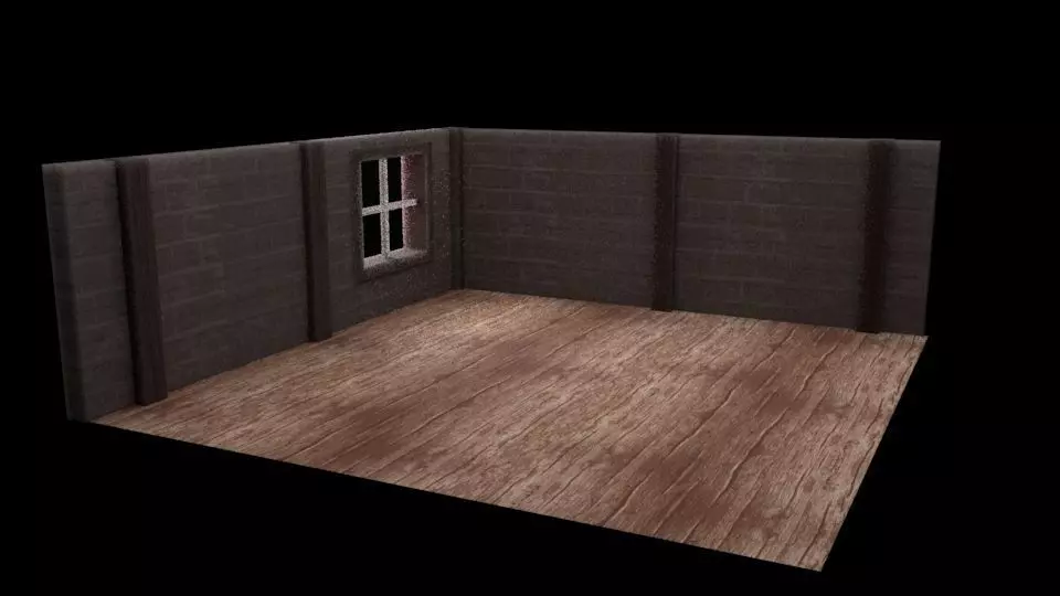 empty room Free 3D model_0