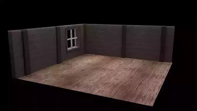 empty room Free 3D model