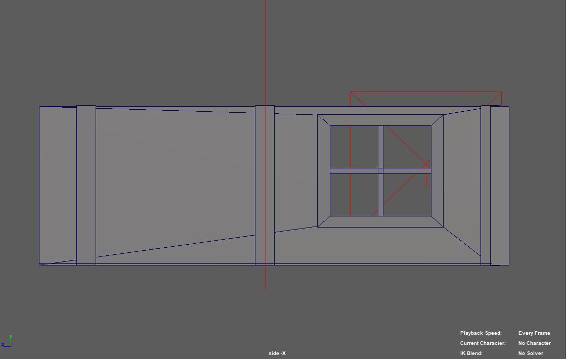 empty room Free 3D model_3