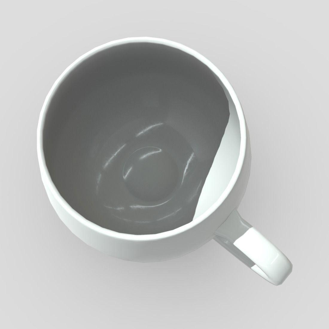 Mug 4 coffee cup Low-poly 3D model_6