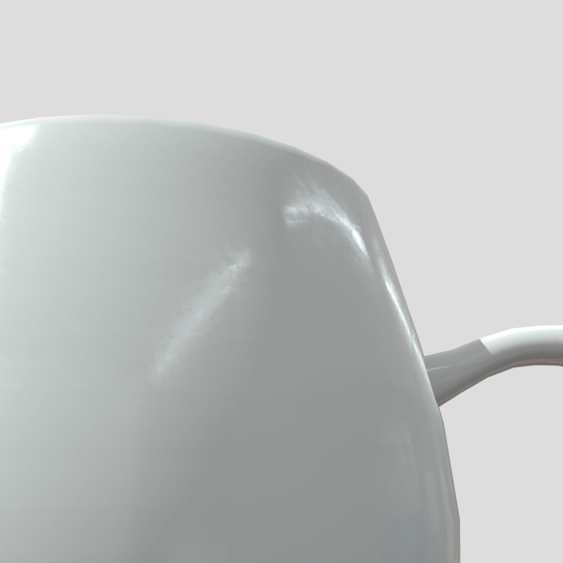 Mug 4 coffee cup Low-poly 3D model_12