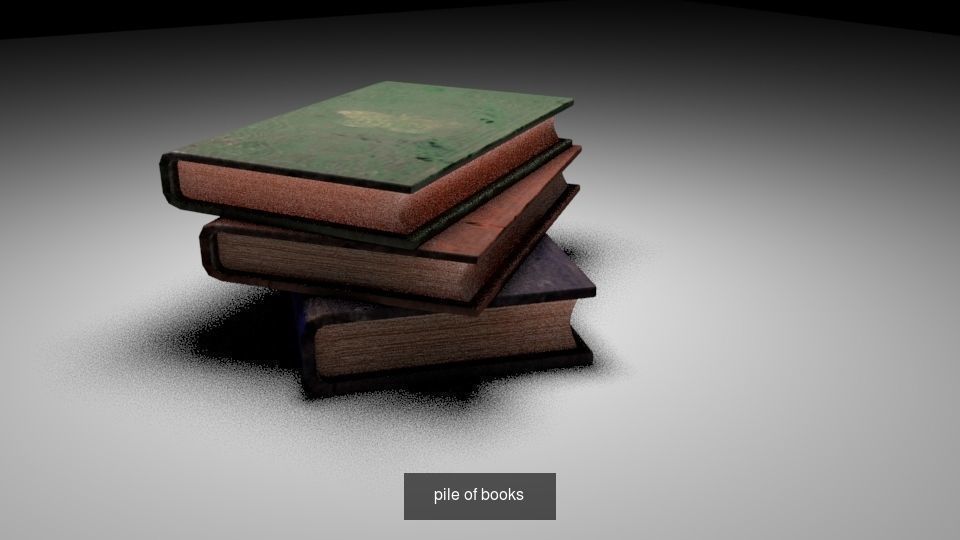 the sorcerer desk and all artefacts 3D Model Collection_4
