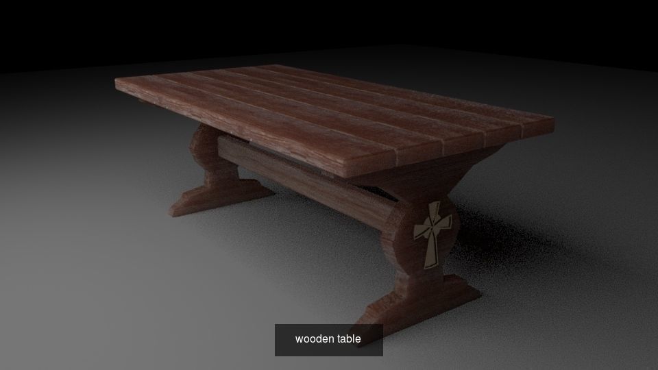 the sorcerer desk and all artefacts 3D Model Collection_8