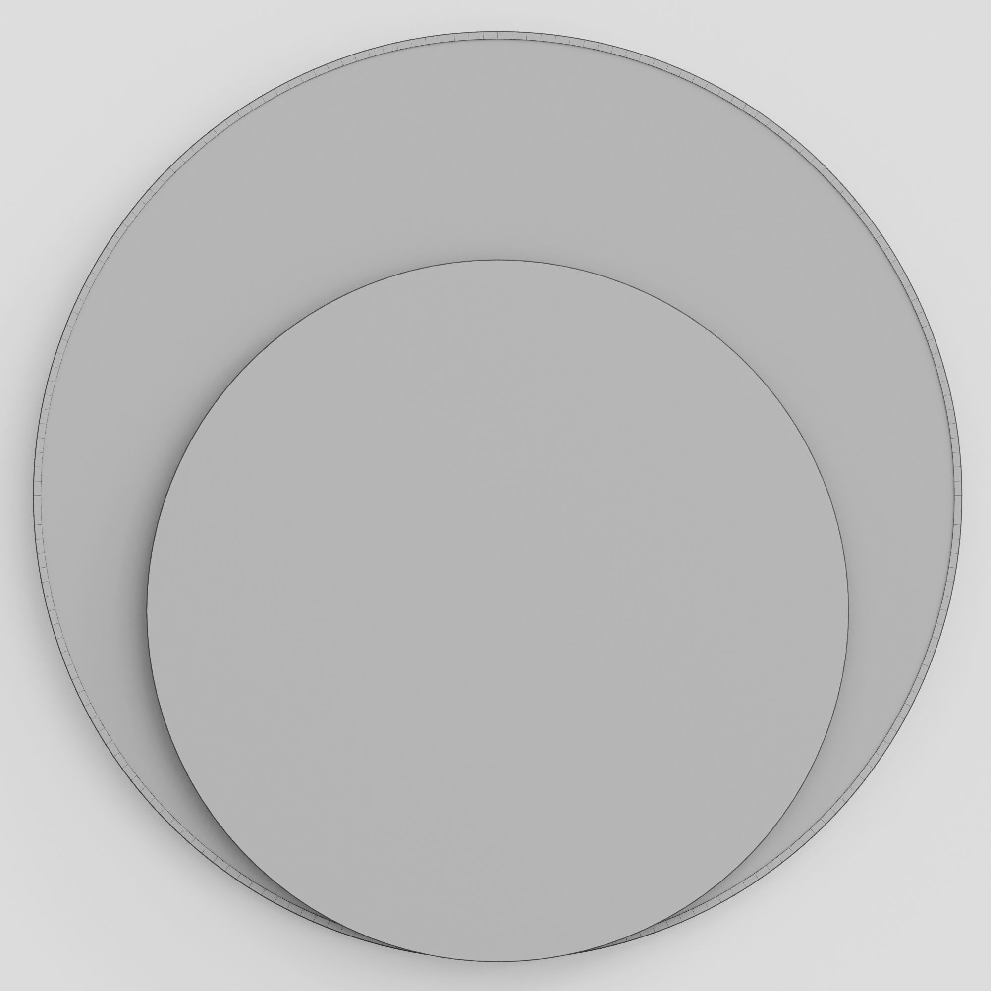 Decorative Mirror 2 3D model_2