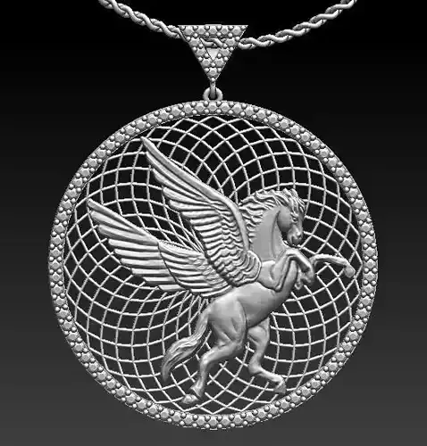 hours pendant Sculpture jewelry gold 3D print model