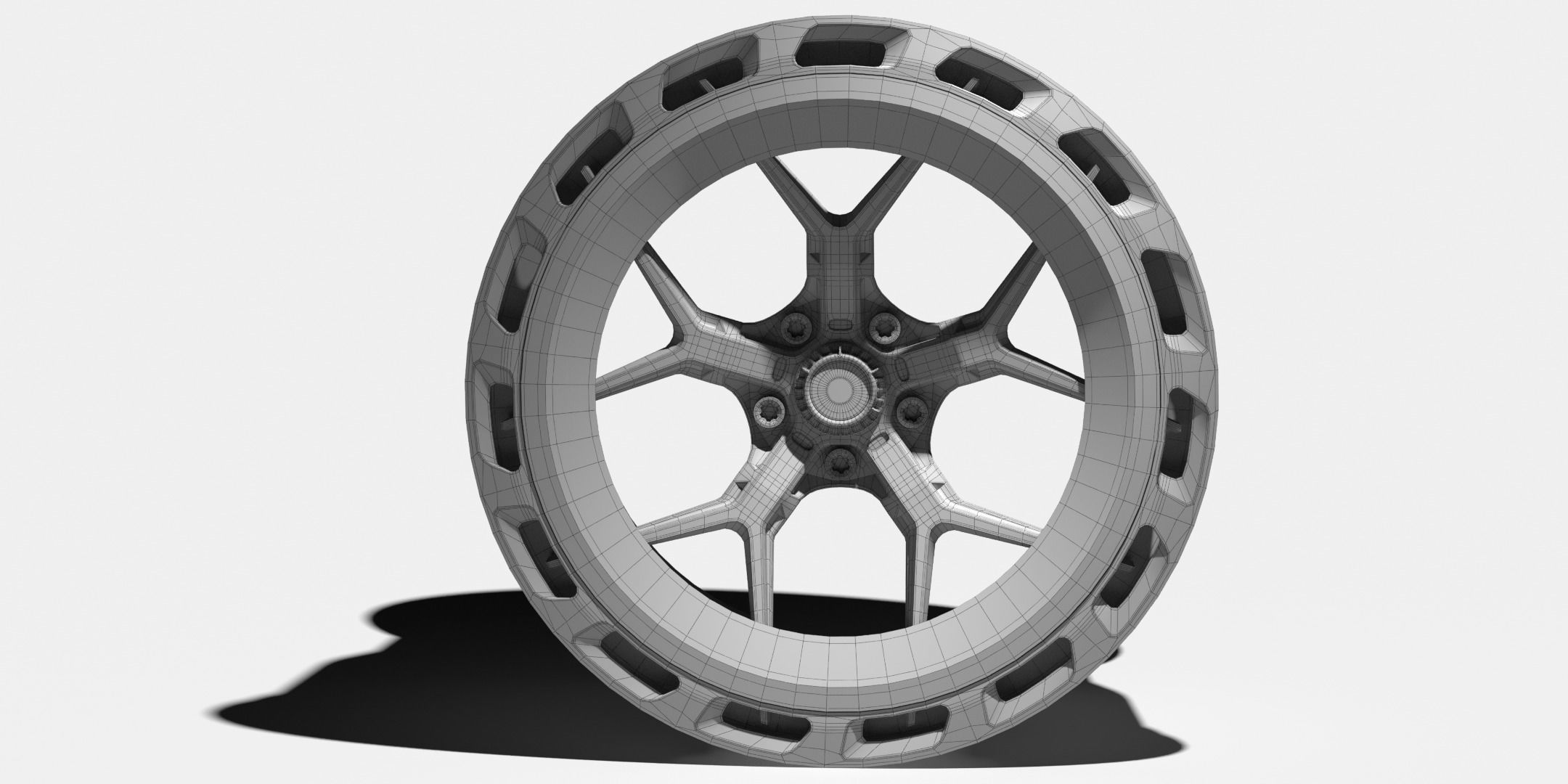 Brixton Forged x Jon Olsson Wheel Rim 3D Model 3D model_4