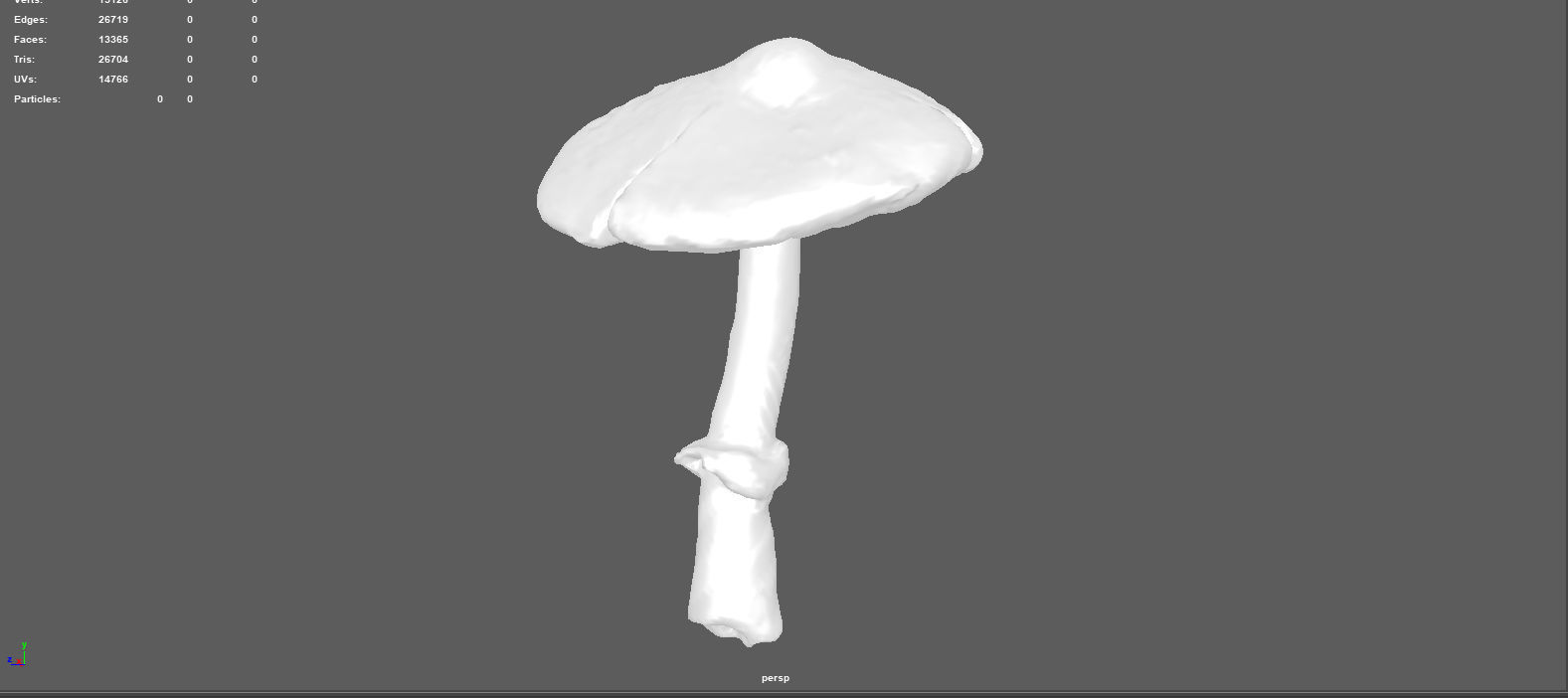 MUSHROOM 3 Low-poly 3D model_6