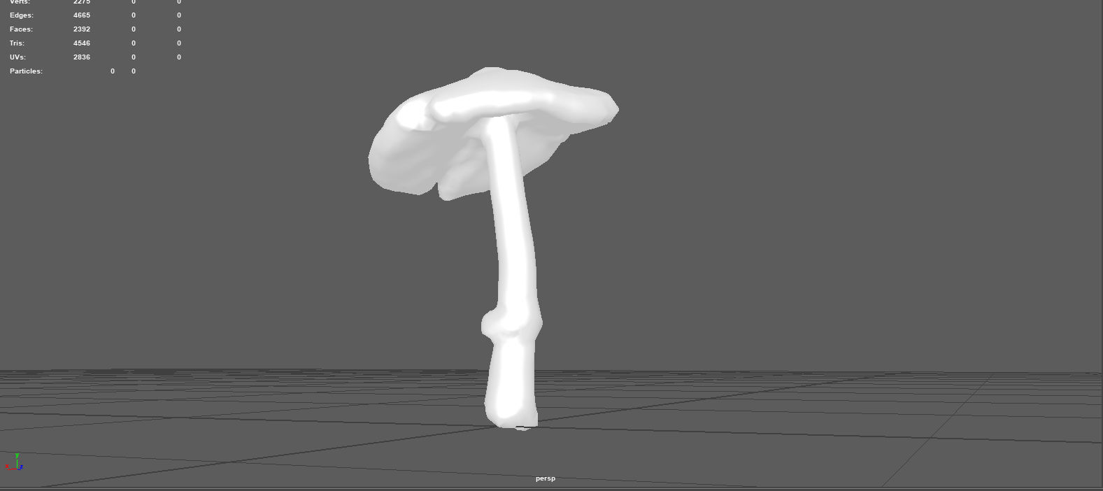 MUSHROOM 3 Low-poly 3D model_13