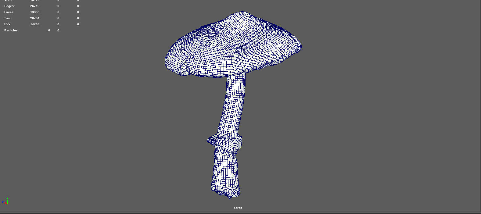 MUSHROOM 3 Low-poly 3D model_7