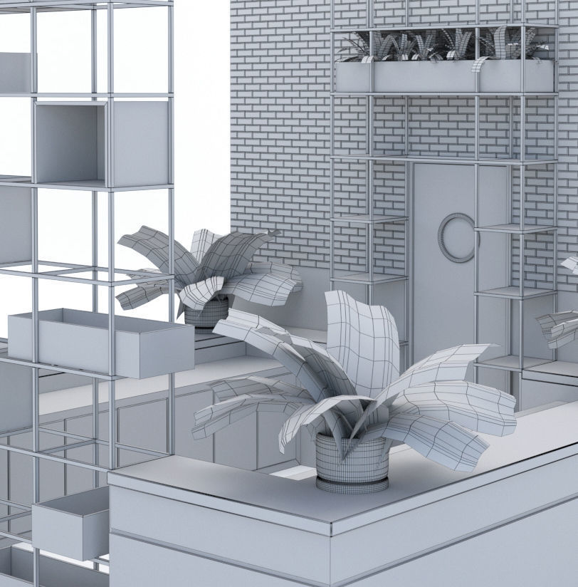 Restaurant Bar 17  3D model_4