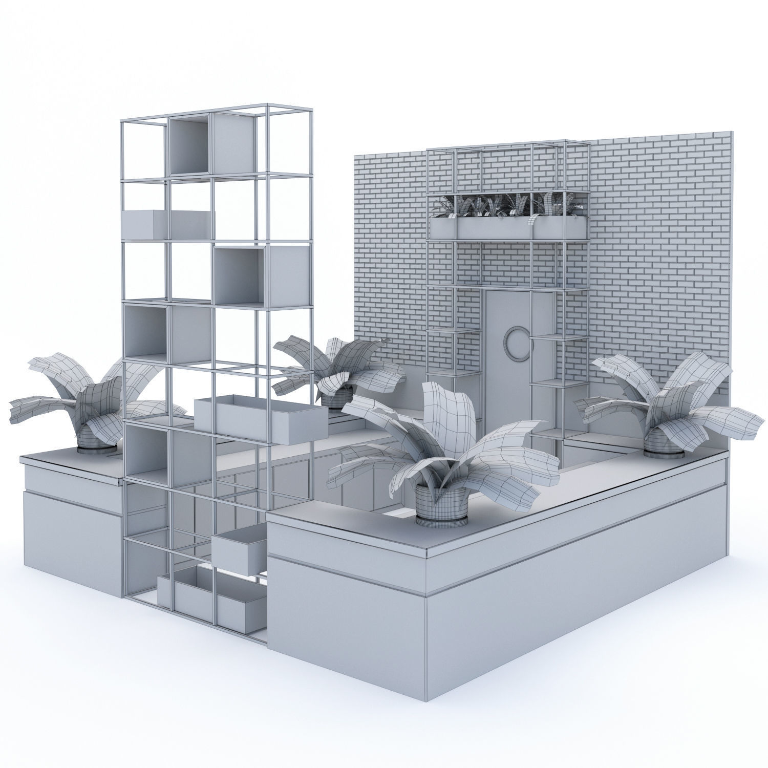 Restaurant Bar 17  3D model_3