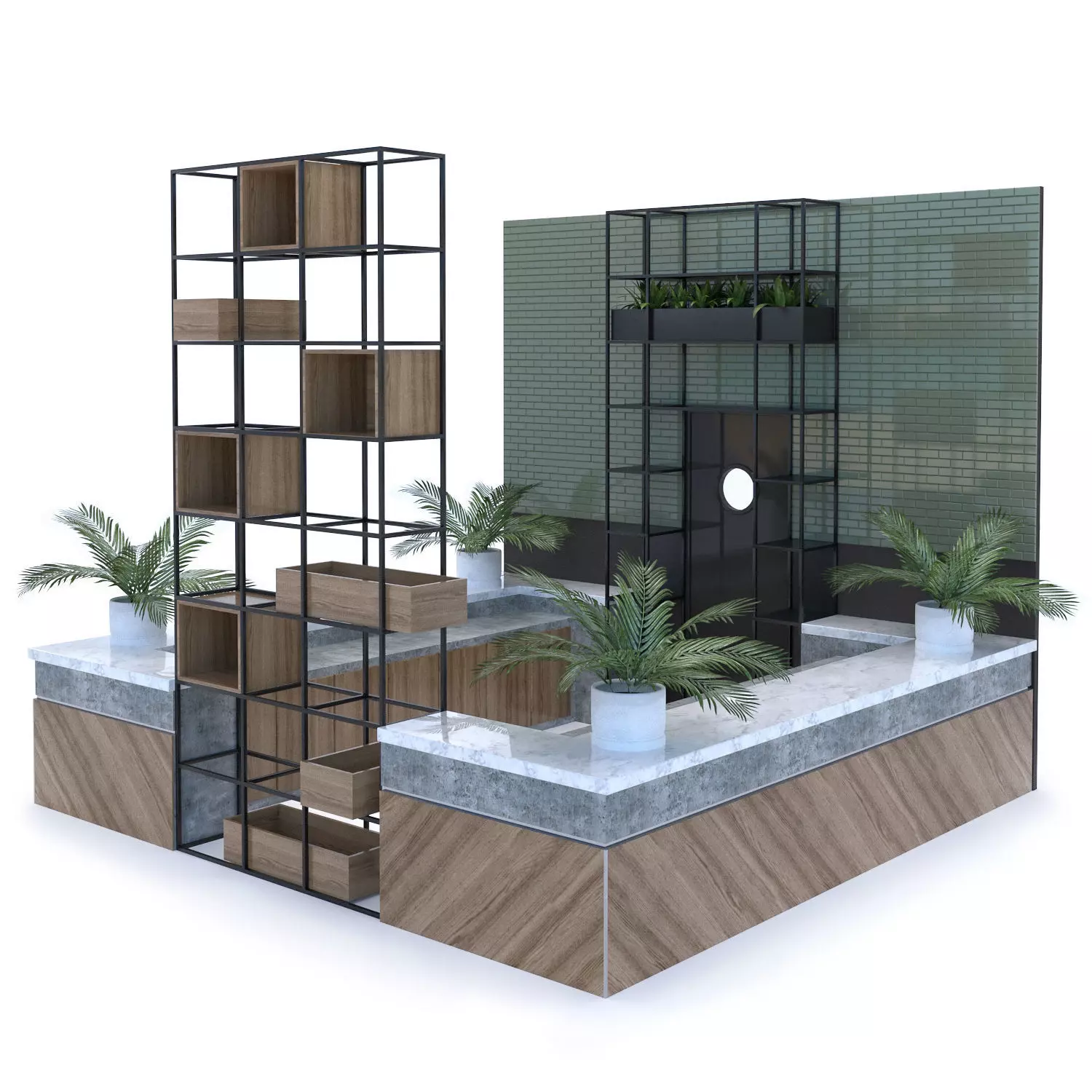 Restaurant Bar 17  3D model_0