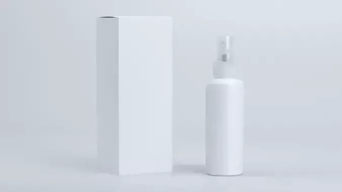 Plastic perfume bottle