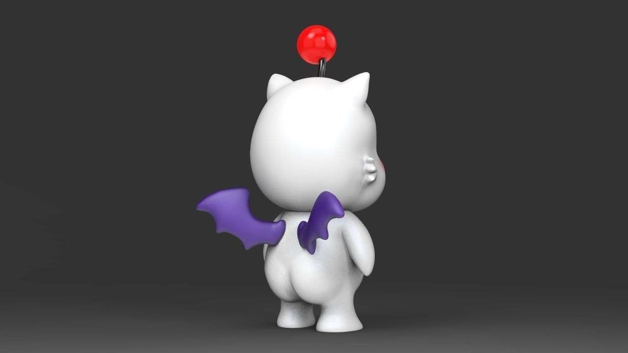 Cute Mogu STL 3D print model_2