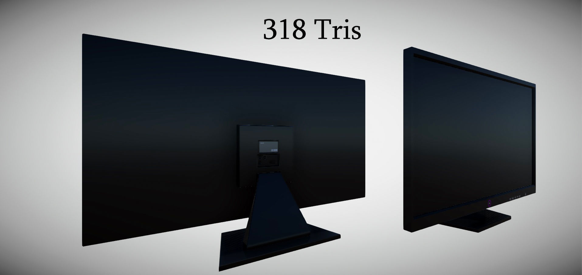 Realistic PC Setup Low-poly 3D model_10