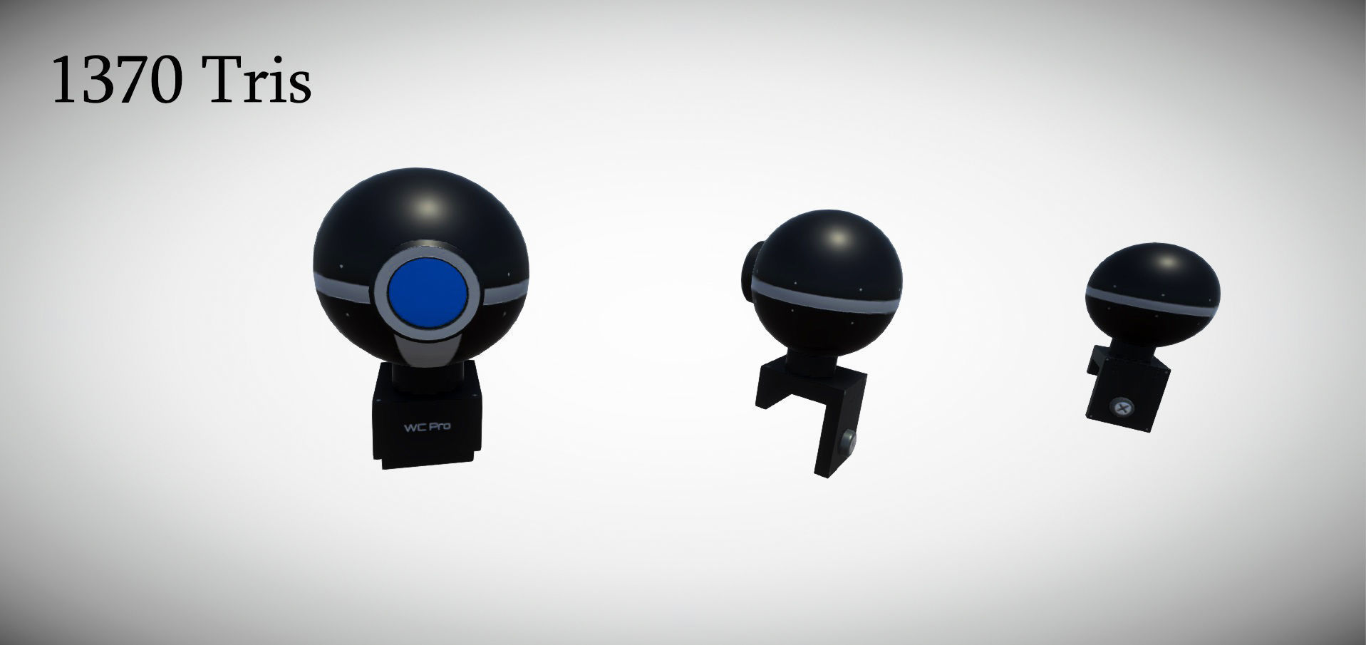 Realistic PC Setup Low-poly 3D model_3