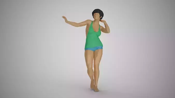 Woman Artwork Stance